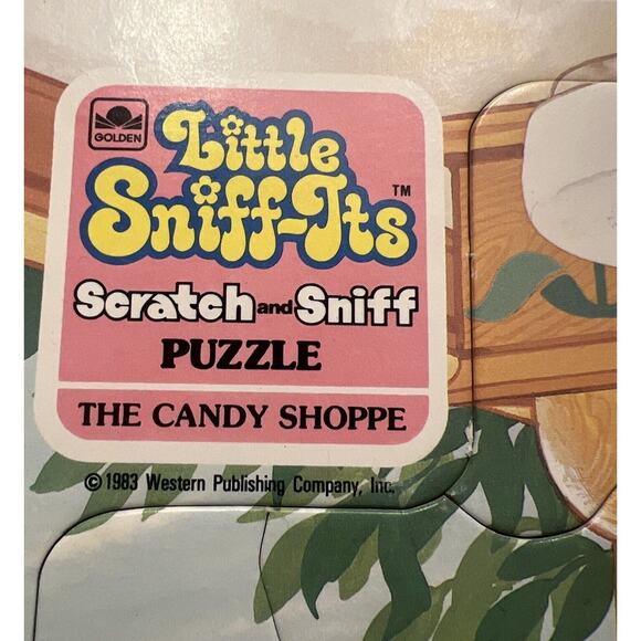 Lot Of 3 Vintage Children’s Puzzles Little Sniff-It’s Scratch And Sniff 1983 - Picture 4 of 13